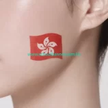 臉頰貼水印貼紙