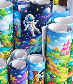 多用途噴畫貼紙實物展示，適用於各種表面材質